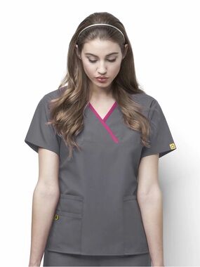 WonderWink Origins Women’s Y-Neck Scrub Top